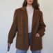 Rêvelance Vintage toi femme camel coat pockets