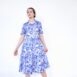 Rêvelance Vintage 70s Dress Floral Midi Dress Blue Aspens Sweden 00001