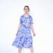 Rêvelance Vintage 70s Dress Floral Midi Dress Blue Aspens Sweden 00003