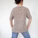 Rêvelance Vintage Boho Summer Knit Handmade Sweater Pointelle Knit Greige 00002