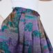 Rêvelance Vintage Pleated Skirt Trachten Castle Landscape Purple Wool Skirt 00004