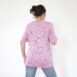 Rêvelance Vintage Summer Pointelle Knit Top Floral Embroidery Pastel Purple Lilac Scoop Neck 00002