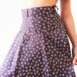 Revelance Vintage Rockabilly Paisley Skirt Purple 00004