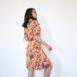 60s 70s Vintage floral mini Dress Revelance Vintage 00002