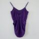 70s Disco Bodysuit Purple Cotton Blend Jersey Revelance Vintage00003