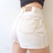 80s White Jeans Shorts High Waist 24“ Revelance Vintage00001