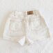 80s White Jeans Shorts High Waist 24“ Revelance Vintage00004