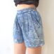 80s acidwash paperbag jeans shorts high waist XS Revelance Vintage00001