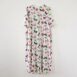 Butterfly Print Dress Pure Viscose Button Front Revelance Vintage Vienna 00002