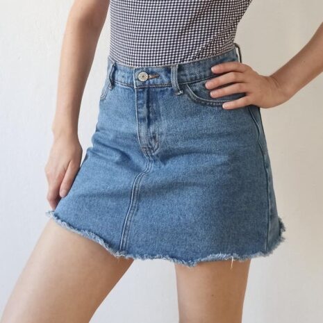 Denim Mini Skirt Brandy Melville XS Revelance Vintage00001