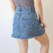 Denim Mini Skirt Brandy Melville XS Revelance Vintage00002