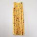 Floral Maxi Dress Pure Viscose Button Front Yellow Revelance Vintage Vienna 00003