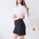 TARA JARMON classic chic shorts with pockets marine XS Revelance Vintage Vienna00001