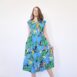 Tropical Print Vintage Cotton Dress Revelance Vintage 00001