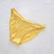 Vintage 80s Bikini Brief Pastel Yellow size XS00001