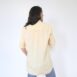 Vintage Pastel Yellow Shortsleeve Shirt Check Revelance Vintage 00003