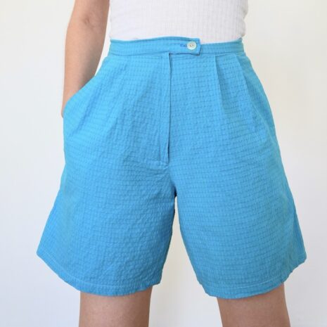 Vintage Pique Shorts with Pockets Teal Size XS Revelance Vintage 00003