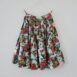 Vintage Red Floral Pleated Circle Skirt XS Revelance Vintage00001