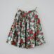 Vintage Red Floral Pleated Circle Skirt XS Revelance Vintage00003