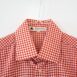 Vintage Red Shortsleeve Shirt Check Western Shirt Revelance Vintage 00006