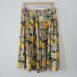 Vintage Yellow Floral Pleated Skirt Revelance Vintage00005