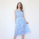 Vintage blue bowtie spaghettistrap Dress Revelance Vintage 00001