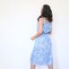 Vintage blue bowtie spaghettistrap Dress Revelance Vintage 00003