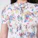 Vintage floral baby tee crop top blouse Revelance Vintage00005