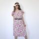 Vintage floral print cotton dress Revelance Vintage00002