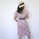 Vintage floral print cotton dress Revelance Vintage00006