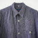 Vintage navy shortsleeve shirt minimalist blue shirt Revelance Vintage 00006