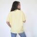 Vintage pastel yellow 80s blouse batwing sleeves Revelance Vintage00004