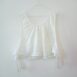 Vintage white crop top to tie triangles Revelance Vintage Vienna00001