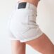 White High Waist Jeans Shorts Cheap Monday 25“ Revelance Vintage Vienna00003