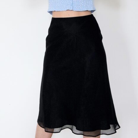 black y2k skirt Revelance Vintage Vienna00005