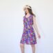 purple Vintage Floral Dress Revelance Vintage00002