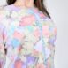 80s Pastel Floral Sweater Cardigan Revelance Vintage 00004