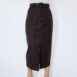 80s Pure Wool Midi Pencil Skirt with Belt Revelance Vintage 00003