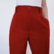 80s Vintage Pepper Woolen Slacks in Ruby Red Revelance Vintage 00001