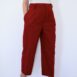 80s Vintage Pepper Woolen Slacks in Ruby Red Revelance Vintage 00003