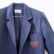 90s Twee Paper Moon Vintage Blazer Navy Embroidered Revelance Vintage 00001