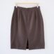 Minimalist Vintage Pencil Skirt Preppy Brown Revelance Vintage 00004