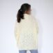 Twee Vintage Cardigan Handmade Argyle Pointelle Knit Cream Revelance Vintage 00005