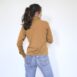 Vintage 70s Mockneck Longsleeve Shirt Tan Revelance Vintage 00002