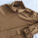 Vintage 70s Mockneck Longsleeve Shirt Tan tag Revelance Vintage