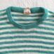 Vintage 70s Striped Jumper White Green tag Rêvelance Vintage