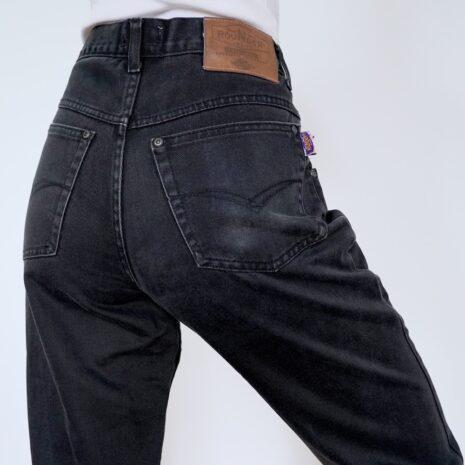 Vintage Black Jeans Straight Leg Revelance Vintage 00002