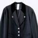 Vintage Black Velvet Blazer Puff Sleeves Revelance Vintage00003