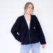 Vintage Grandpa Cardigan Golf Navy Wool Cardigan Conte of Florence Revelance Vintage 00002