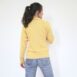 Vintage Mockneck Longsleeve Shirt Embroidered Mustard Yellow Rêvelance Vintage 00002